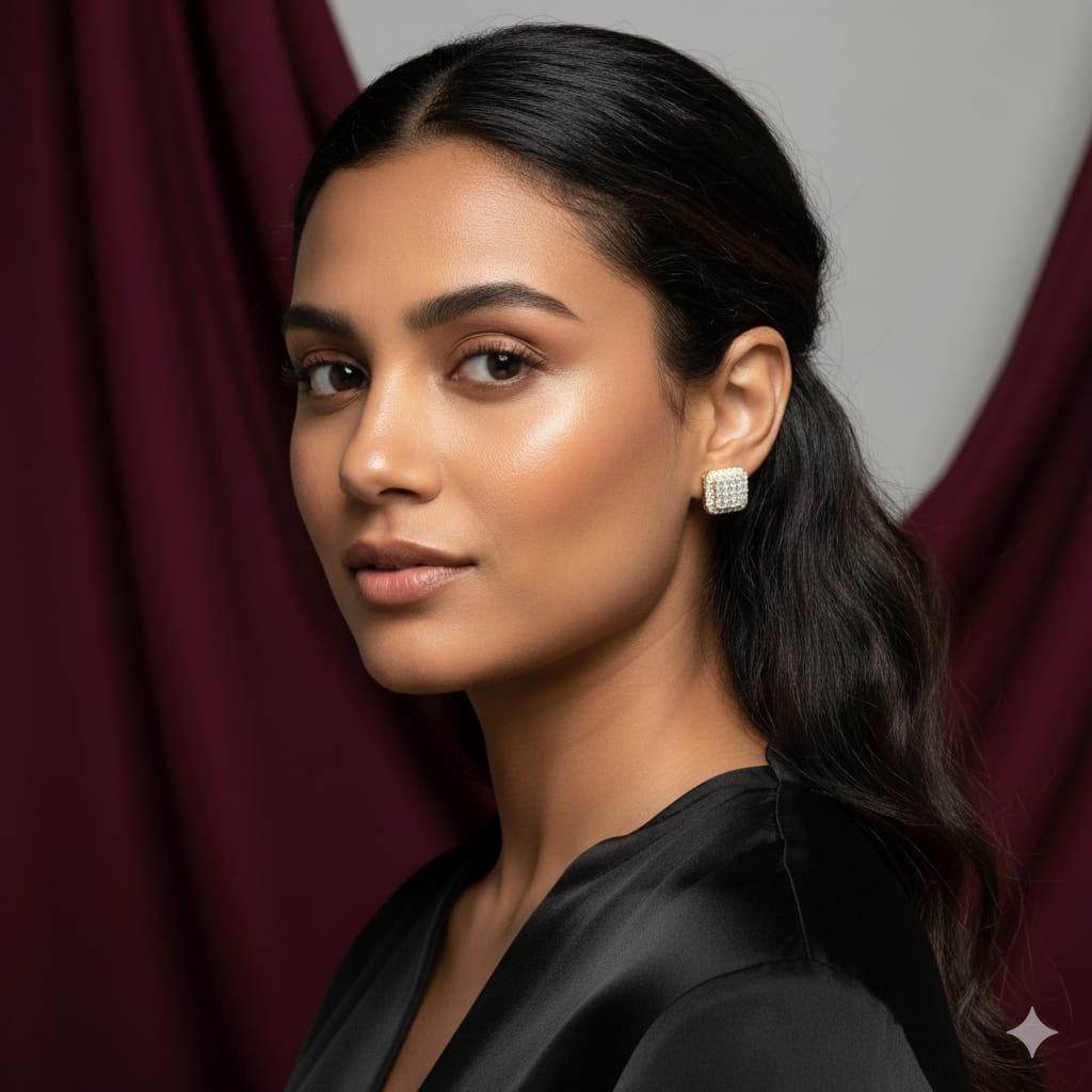 0.15 CT Moissanite Earrings – VS/D Color Clarity & Timeless Sparkle