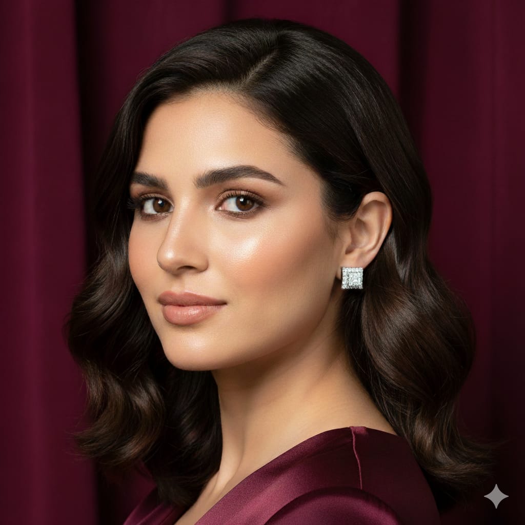 1.00 CTW Moissanite Earrings – 925 Sterling Silver Luxury