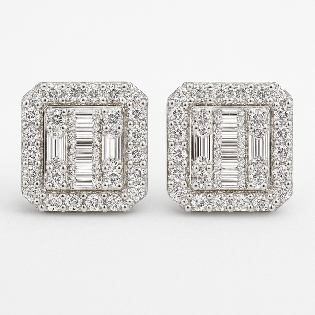 1.00 CTTW Moissanite Earrings – Sparkle with Elegance