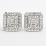 1.00 CTTW Moissanite Earrings – Sparkle with Elegance