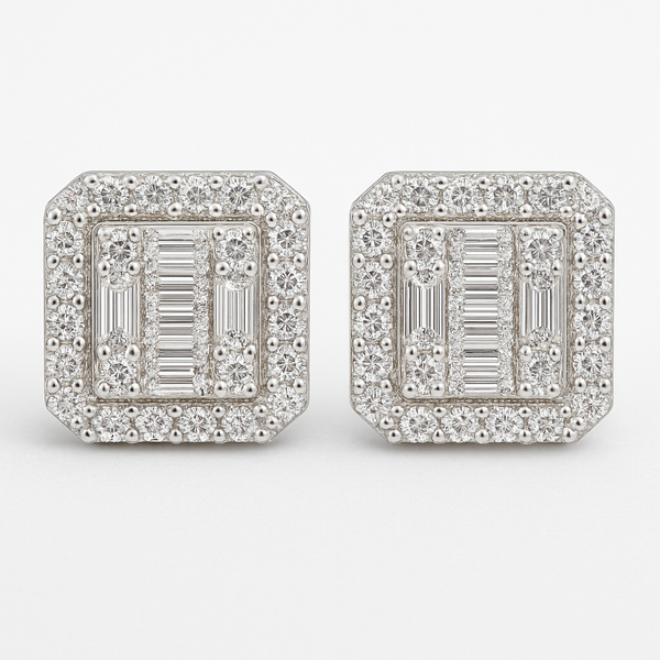 1.00 CTTW Moissanite Earrings – Sparkle with Elegance