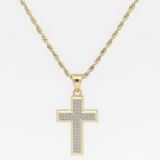 10K Real Gold Rope Chain & Charm – Lifetime Warranty