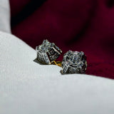 Radiant Diamond Cluster Stud Earrings – Where Brilliance Meets Artistry