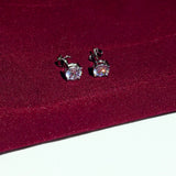 925 Moissanite Earrings – Sparkle with Sentiment