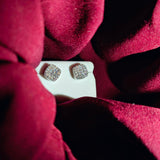 0.15 CT Moissanite Earrings – VS/D Color Clarity &amp; Timeless Sparkle