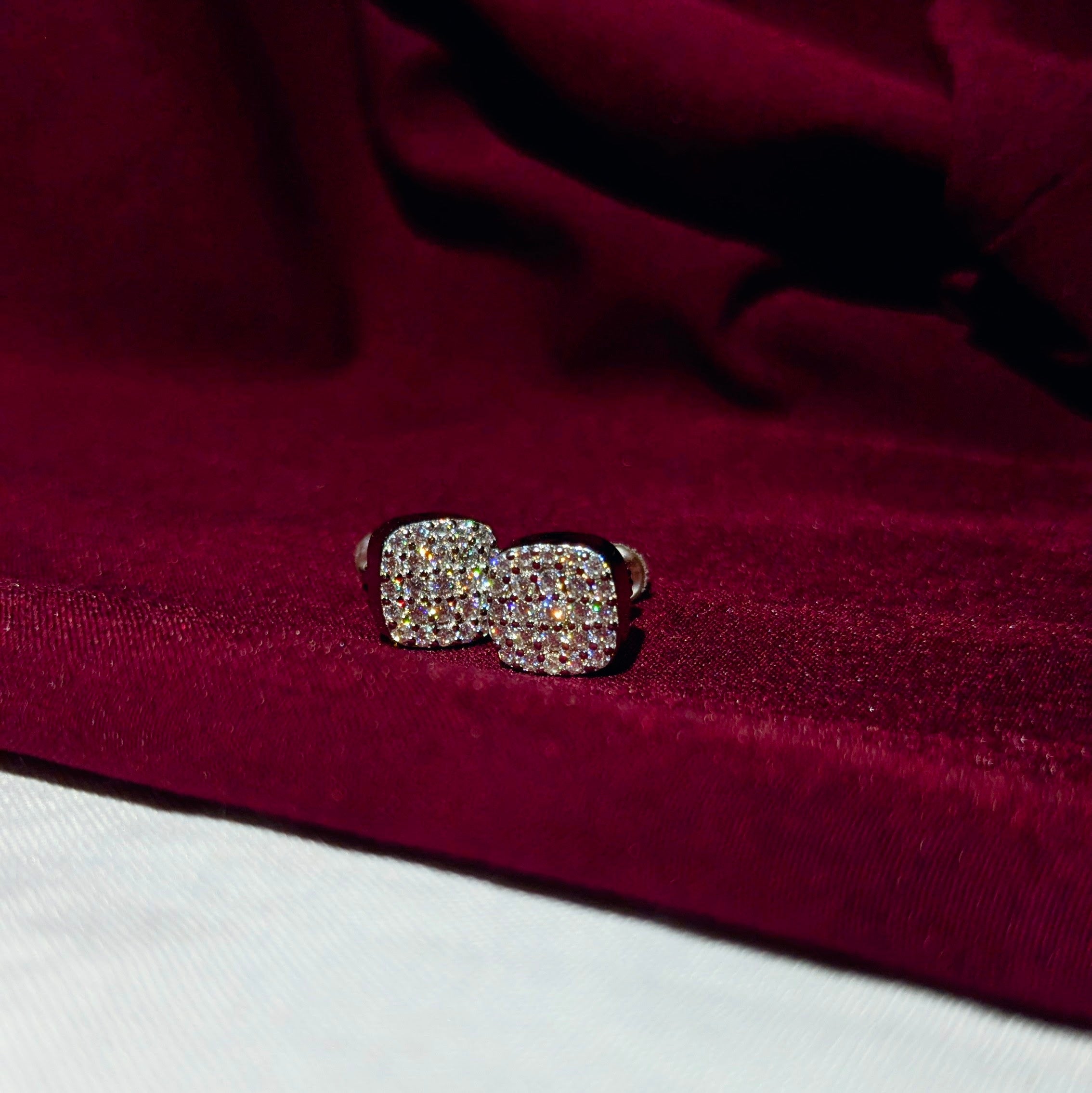 0.15 CT Moissanite Earrings – VS/D Color Clarity &amp; Timeless Sparkle